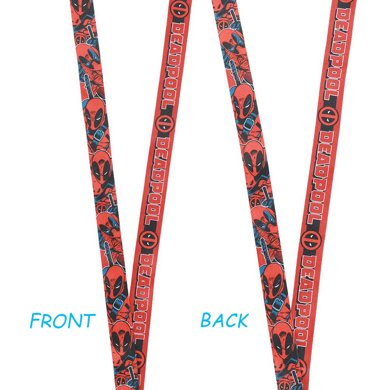 Marvel Deadpool All Over Lanyard With Logo Charm