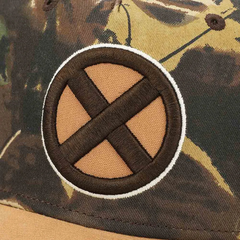 Marvel X-Men Wolverine Camo Flat Bill Snapback Hat