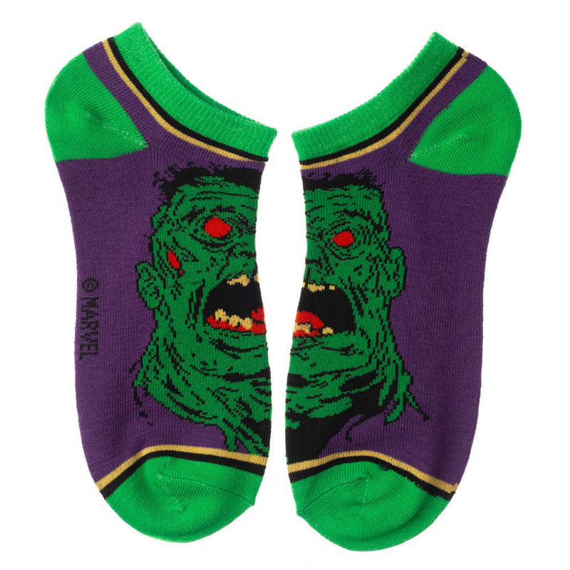 Marvel Zombie Characters 5 Pair Ankle Socks