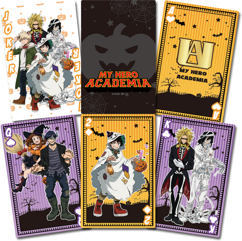 My Hero Academia Halloween Themed Playing Cards
