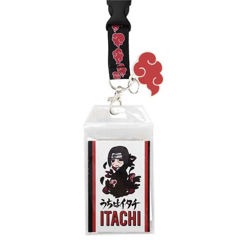 Naruto Itachi Uchiha Sharingan Akatsuki Lanyard With Charm
