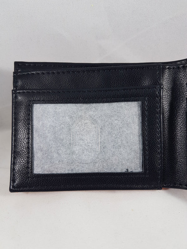 Naruto Leaf Village Metal Badge Bi-fold Wallet