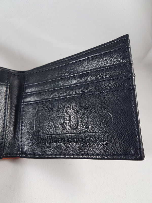 Naruto Leaf Village Metal Badge Bi-fold Wallet