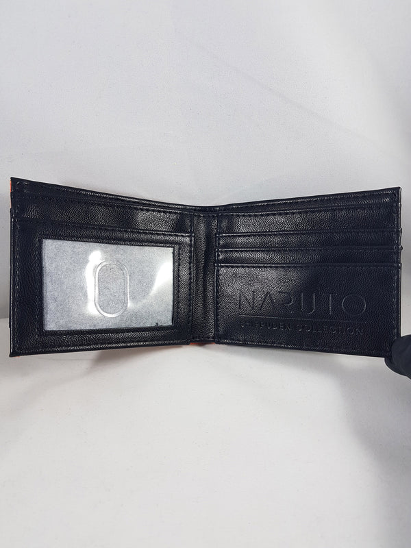 Naruto Leaf Village Metal Badge Bi-fold Wallet
