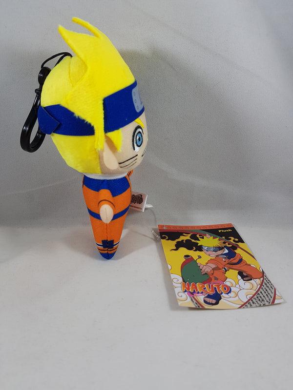 Naruto Uzumaki 6" Plush Doll W/ Backpack Clip