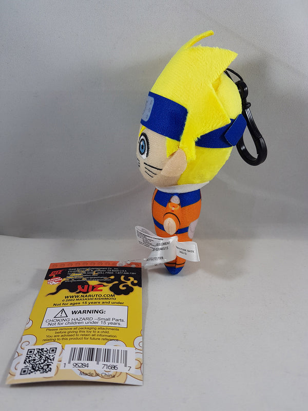 Naruto Uzumaki 6" Plush Doll W/ Backpack Clip