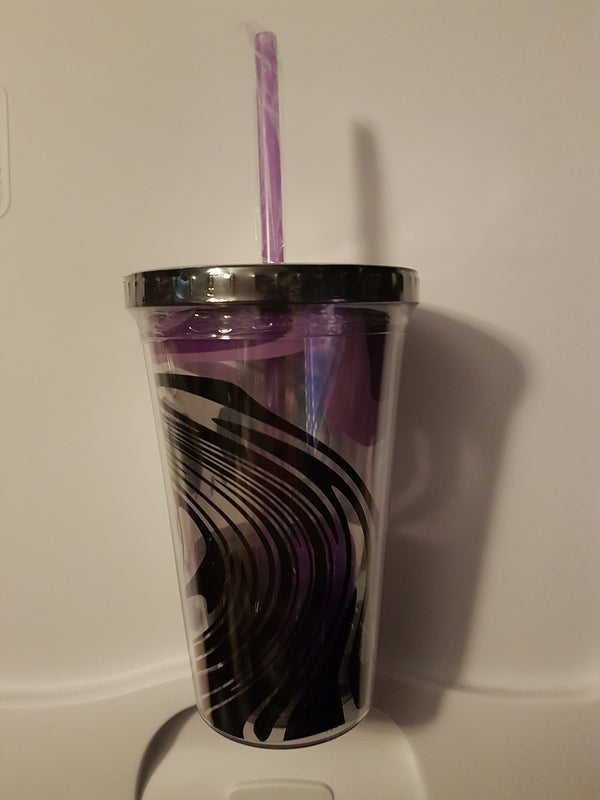 Nightmare Before Christmas Jack Skellington Tumbler W/ Face Ice Cubes