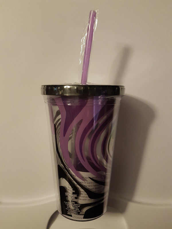 Nightmare Before Christmas Jack Skellington Tumbler W/ Face Ice Cubes