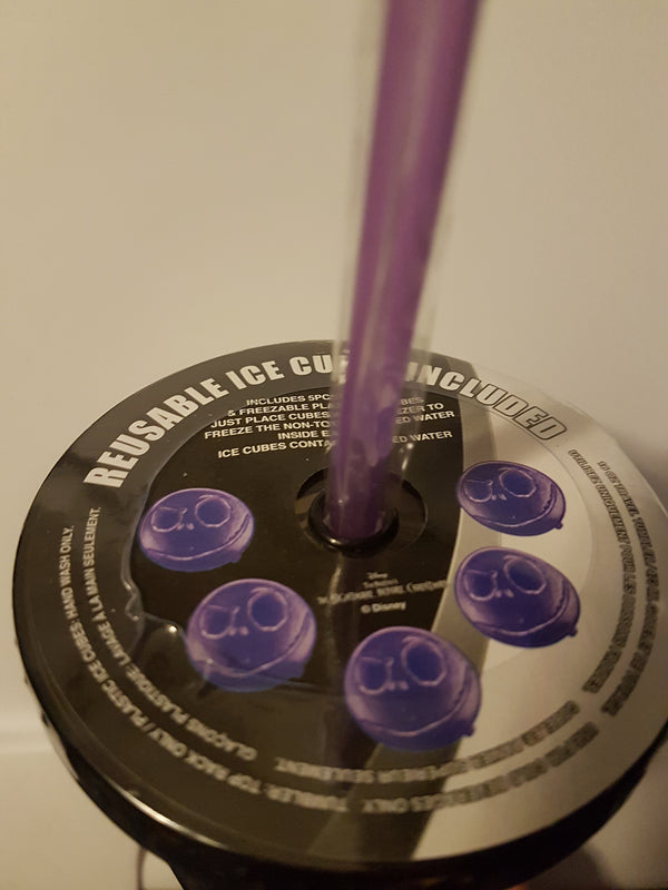 Nightmare Before Christmas Jack Skellington Tumbler W/ Face Ice Cubes