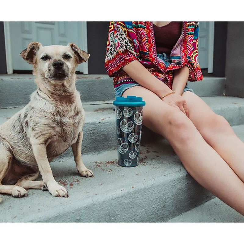 Nightmare Before Christmas Jack Sugar Skull Plastic Travel Tumbler