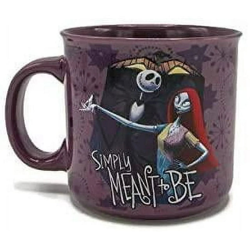 Nightmare Before Christmas Jack & Sally Meant To Be Mug 20 oz