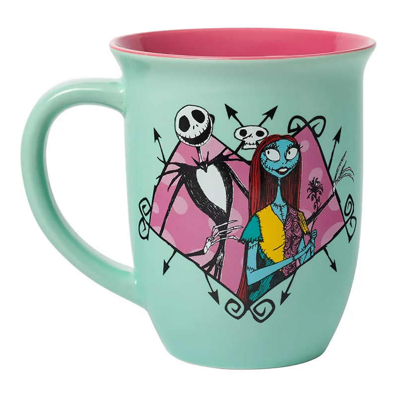 Nightmare Before Christmas Jack & Sally Misfit Love Mug 16 oz