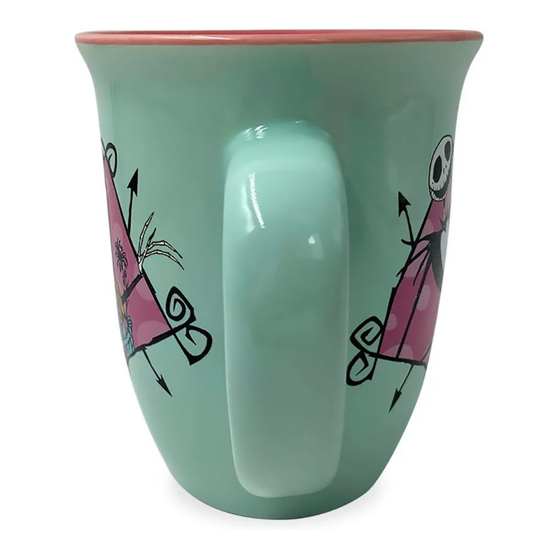 Nightmare Before Christmas Jack & Sally Misfit Love Mug 16 oz