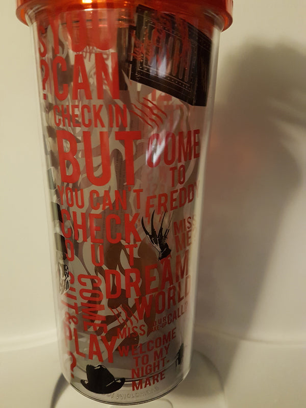 Nightmare On Elm Street Freddy Kruger Sayings Travel Tumbler 20 oz