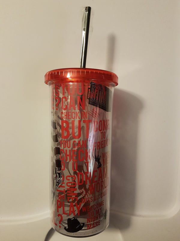 Nightmare On Elm Street Freddy Kruger Sayings Travel Tumbler 20 oz