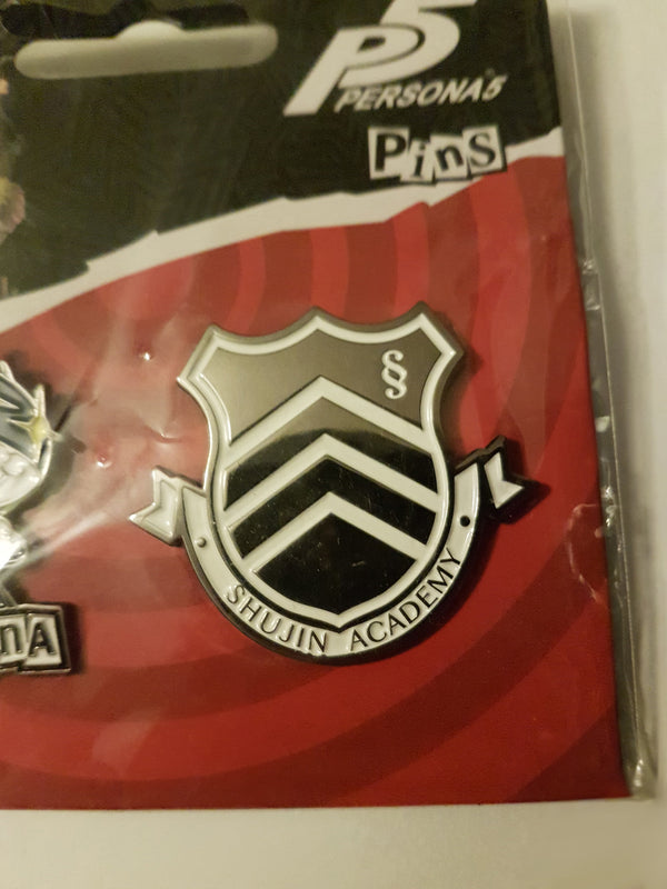 Persona 5 Morgana & Shujin Academy Lapel Pins Set of 2