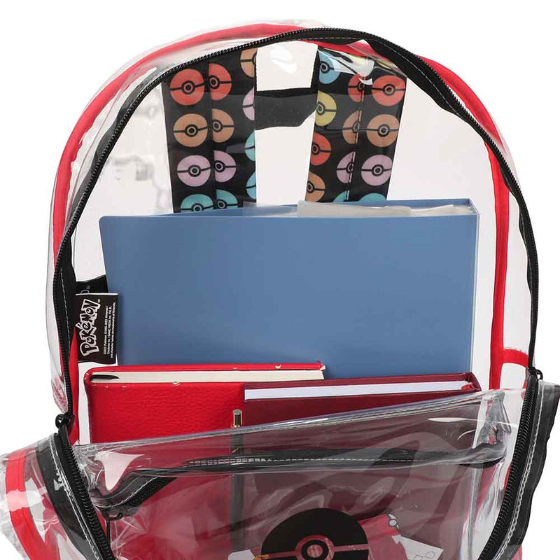 Pokemon Clear Backpack With Utility Case