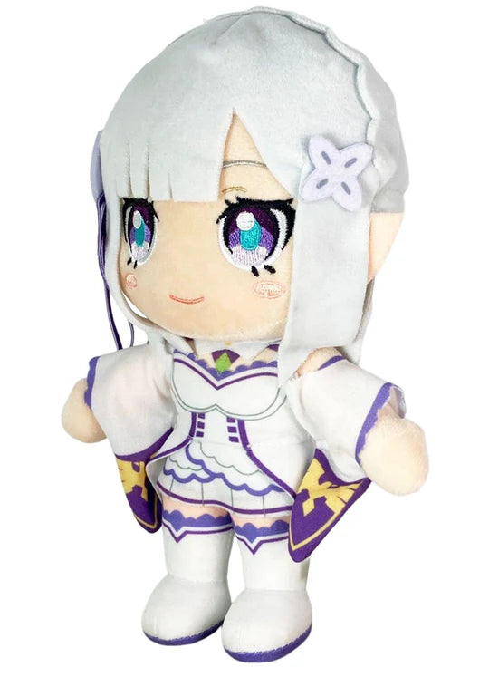 Re:Zero Emilia 8" Movable Plush Doll