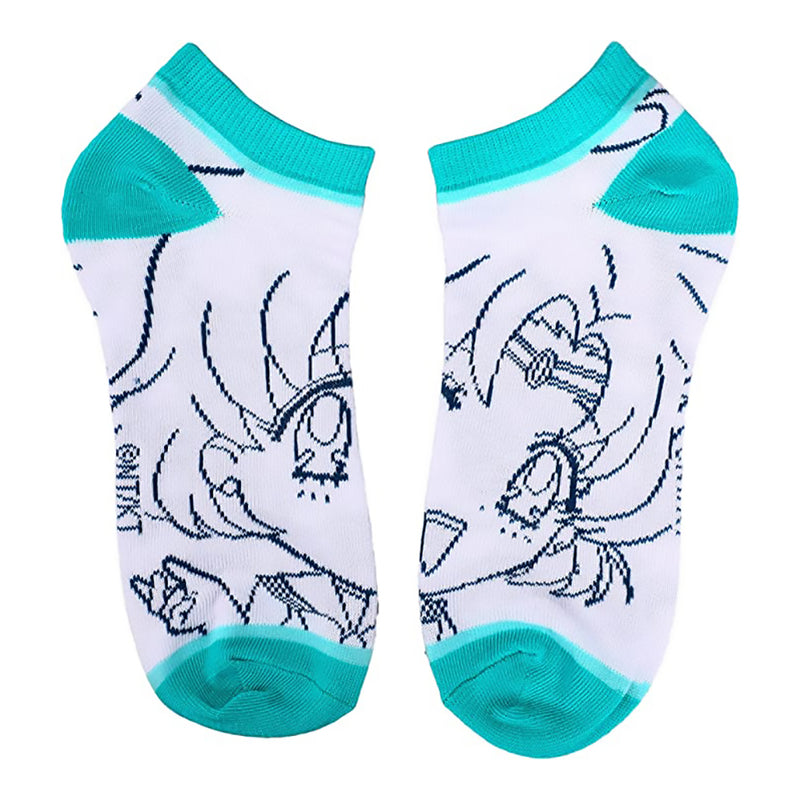 Sailor Moon Crystal Line Art Ankle Socks 5-Pack Set