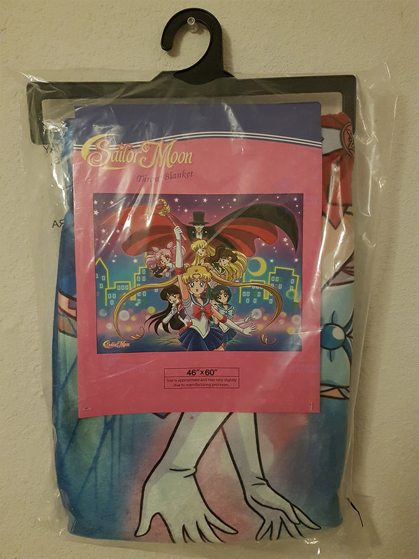 Sailor Moon Group Fleece Throw Blanket