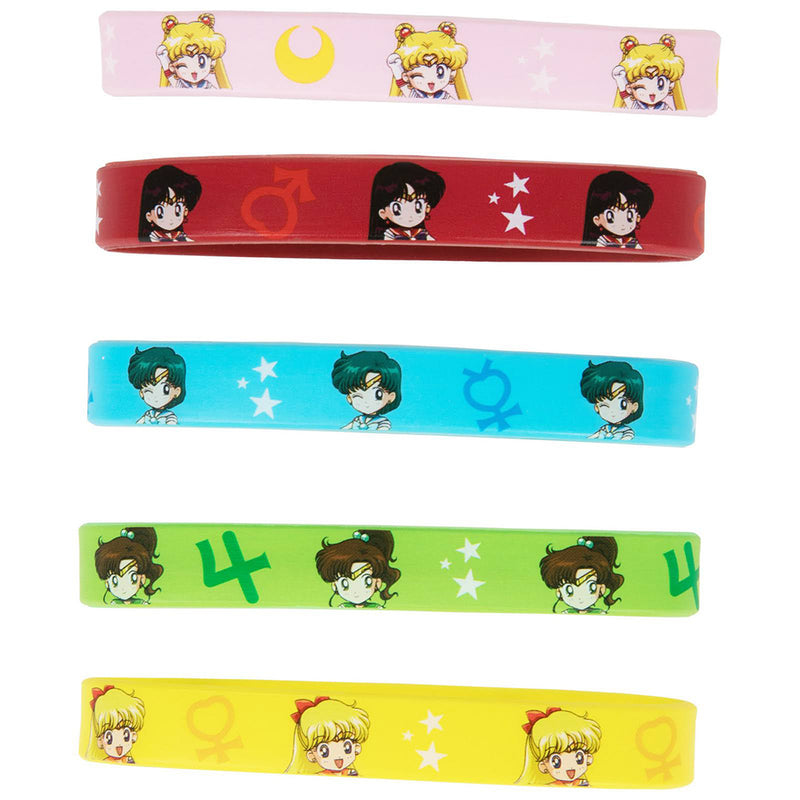 Sailor Moon PVC Wristband Set Of 5