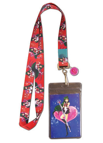 Sailor Moon Sailor Pluto Lanyard With Metal Charm