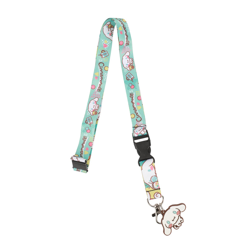 Sanrio Cinnamaroll Snack Time Lanyard With Charm