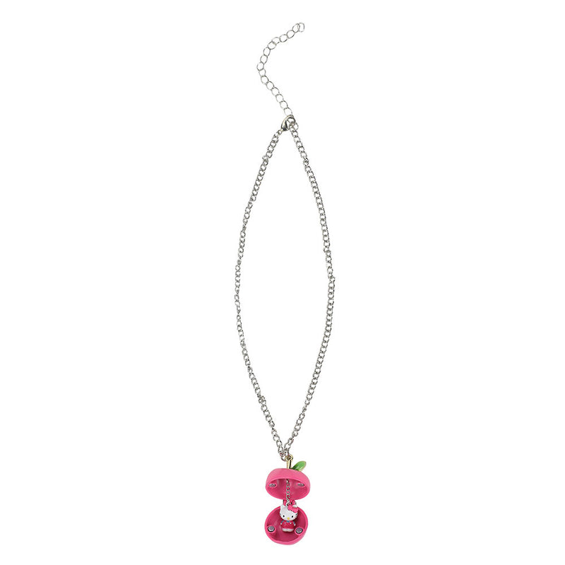 Sanrio Hello Kitty Apple Necklace With Character Charm