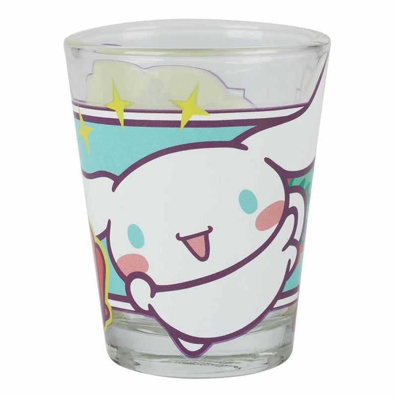 Sanrio Hello Kitty My Melody Kuromi & Cinnamoroll Shot Glass 4-Pack