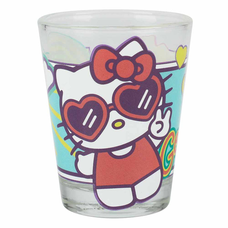 Sanrio Hello Kitty My Melody Kuromi & Cinnamoroll Shot Glass 4-Pack