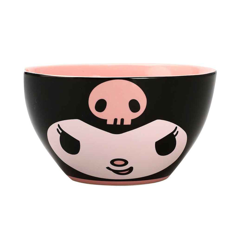 Sanrio Kuromi Ceramic Ramen Bowl With Chopsticks