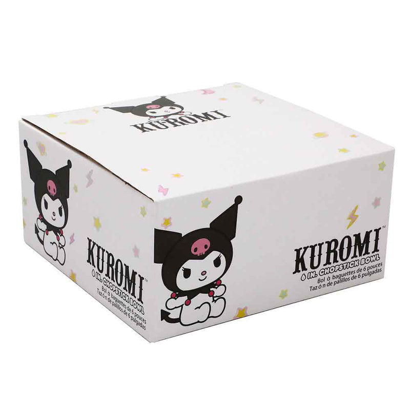 Sanrio Kuromi Ceramic Ramen Bowl With Chopsticks