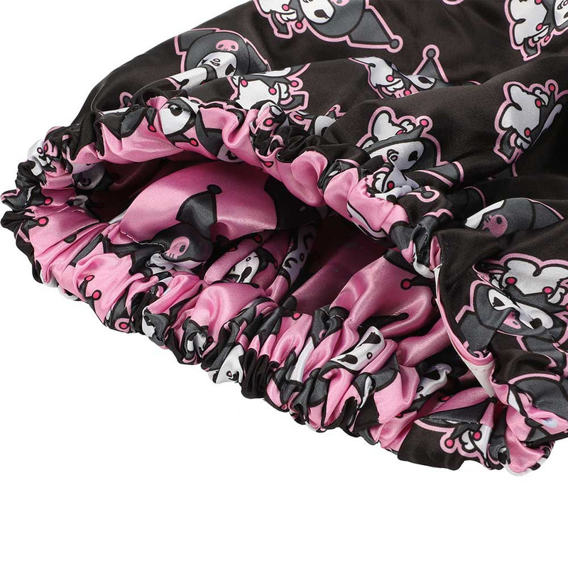 Sanrio Kuromi Character All-Over Print Reversible Sleep Bonnet