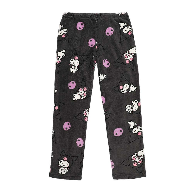 Sanrio Kuromi Plush Fleece Sleep Pants