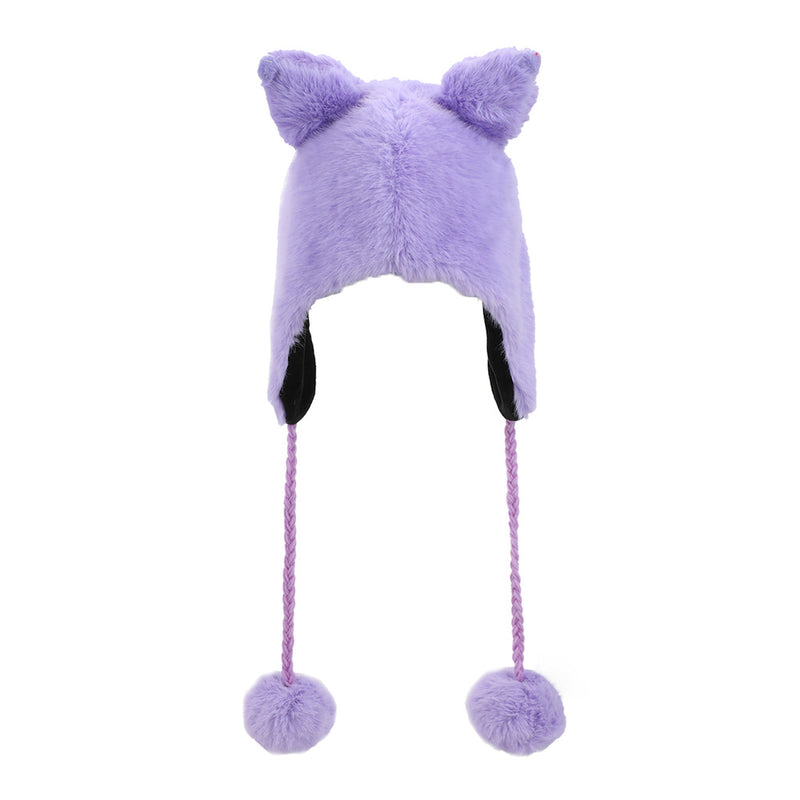 Sanrio Kuromi Plush Laplander Beanie Hat