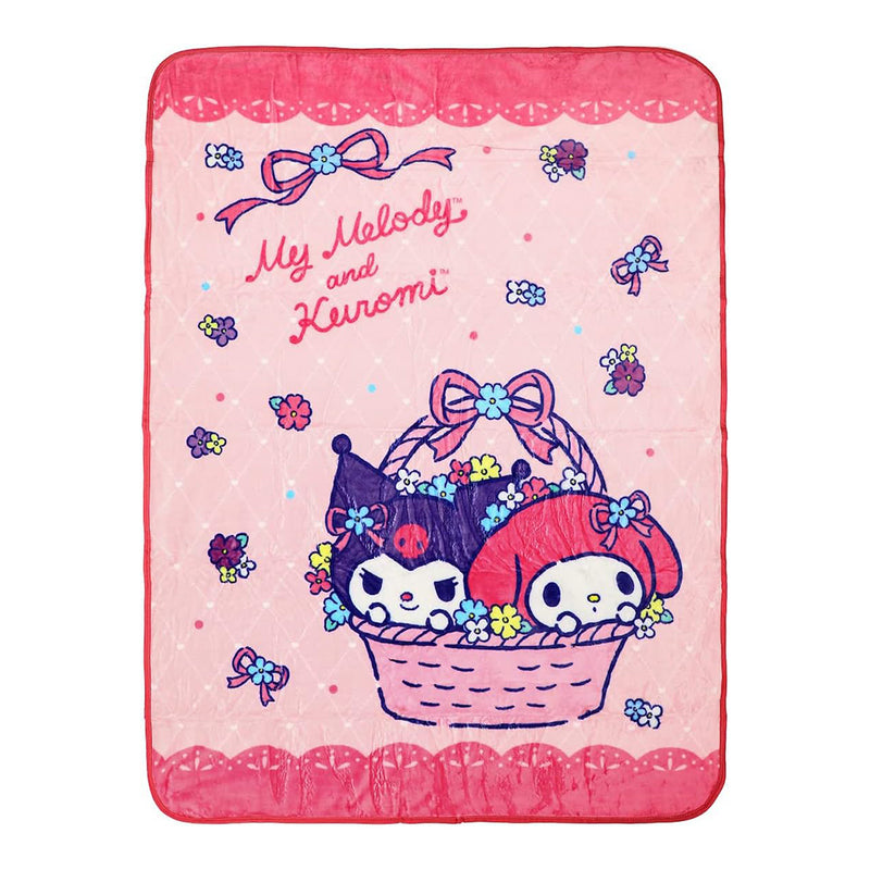 Sanrio Kuromi & My Melody Fleece Throw Blanket