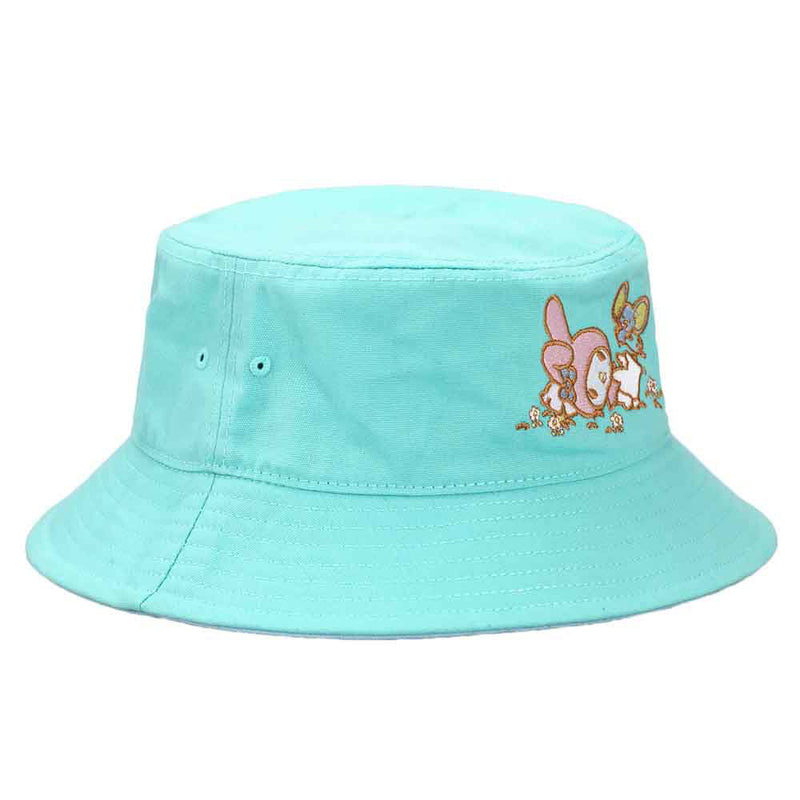Sanrio My Melody & Flat Embroidered Bucket Hat