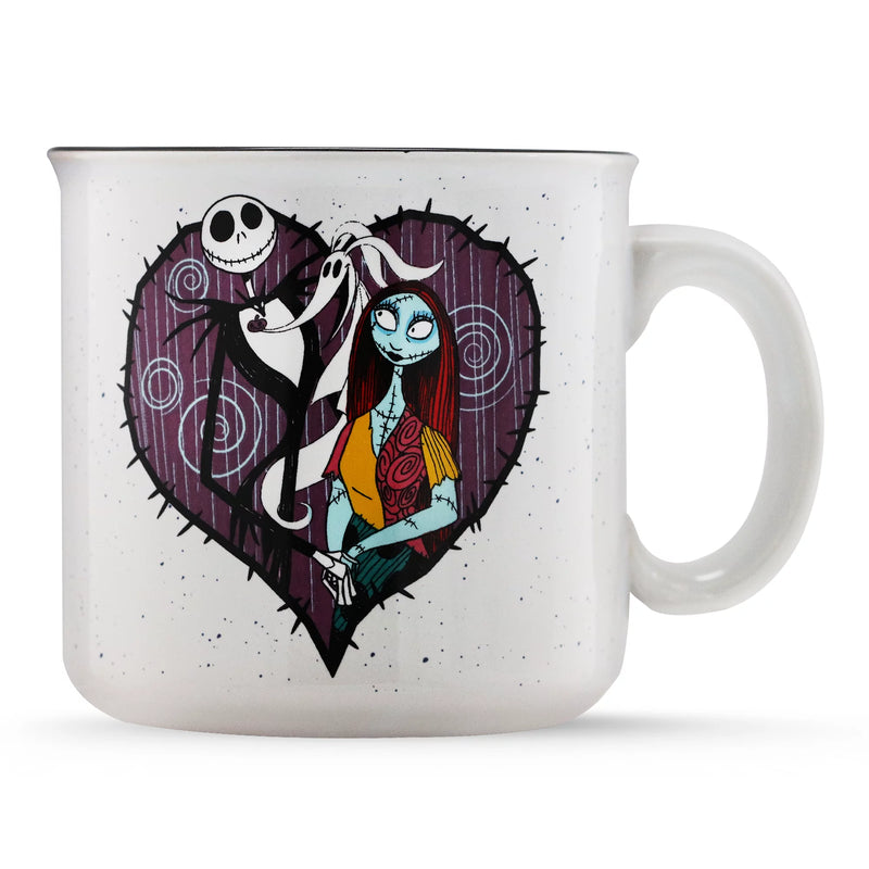 Nightmare Before Christmas Jack Skellington & Sally Mug 20 oz