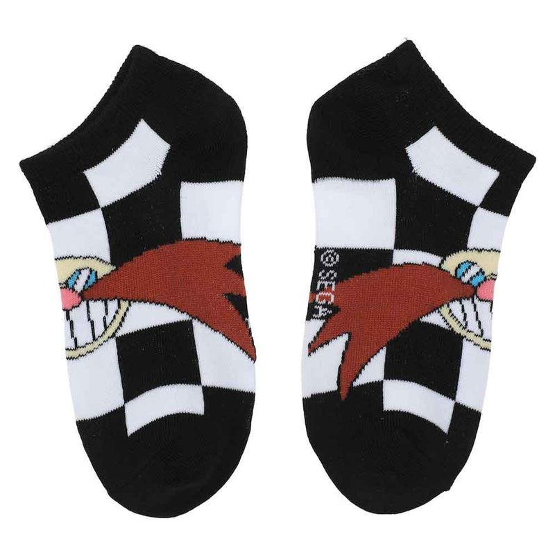 Sonic the Hedgehog Characters Youth 6 Pack Ankle Socks