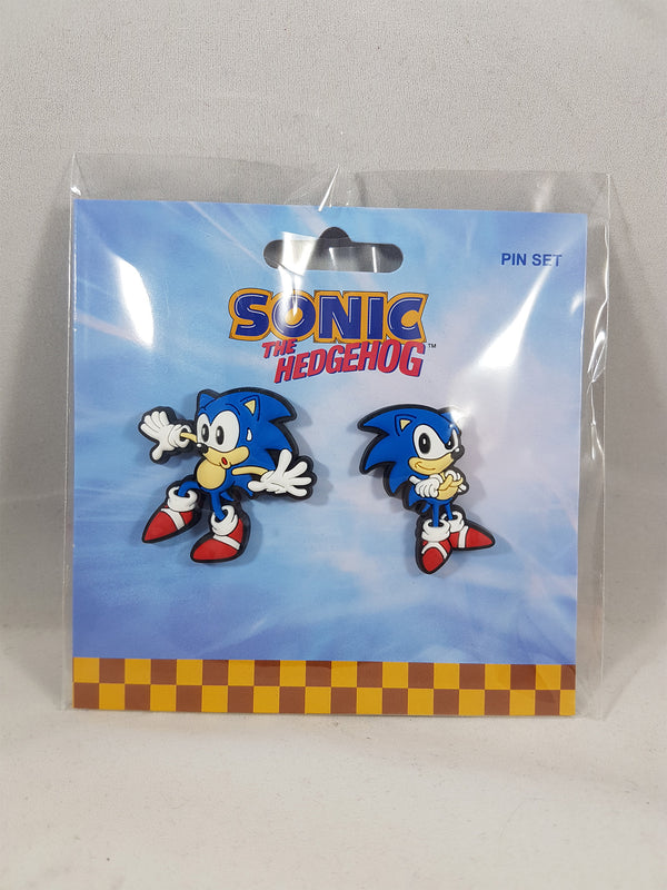 Sonic The Hedgehog Classic Sonic Lapel Pins Set of 2