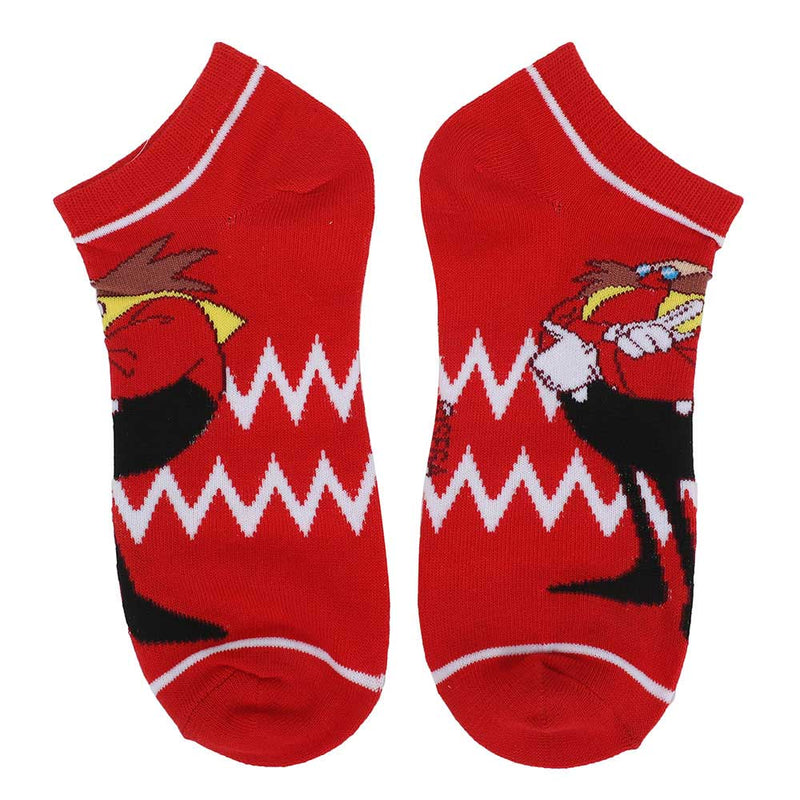 Sonic the Hedgehog Characters 5 Pack Ankle Socks