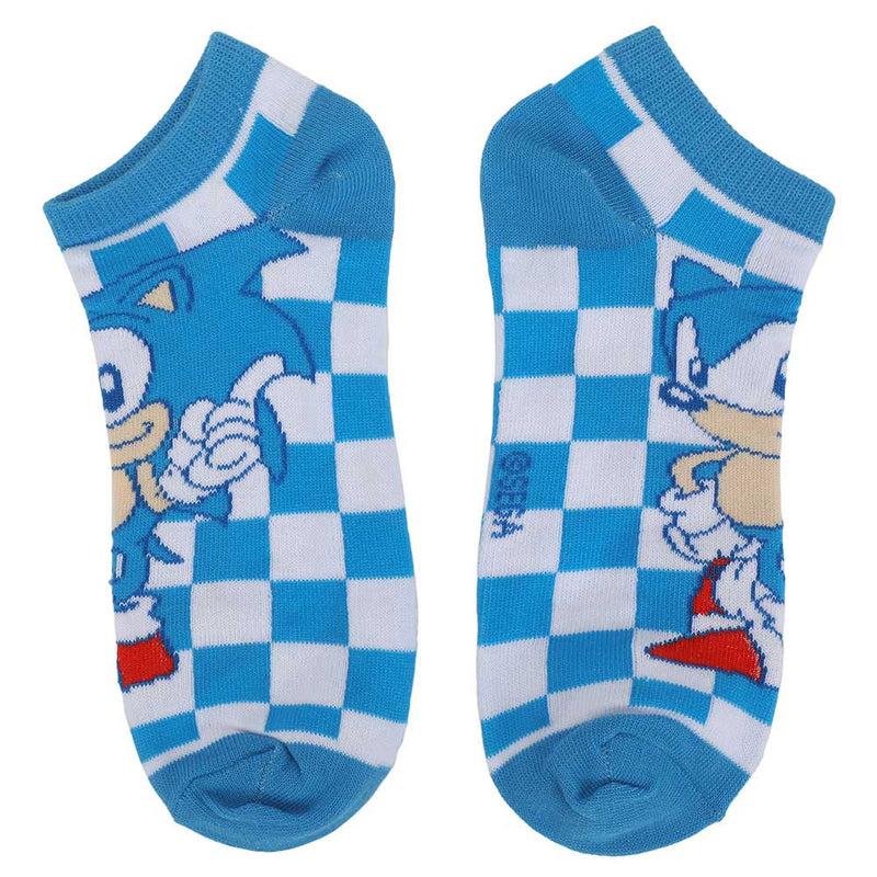Sonic the Hedgehog Characters 5 Pack Ankle Socks