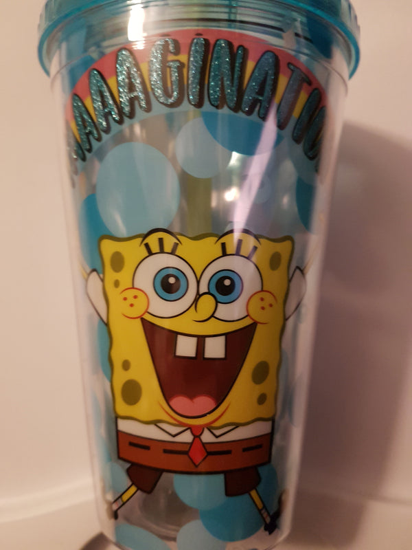 SpongeBob SquarePants Imagination Travel Tumbler 16 oz