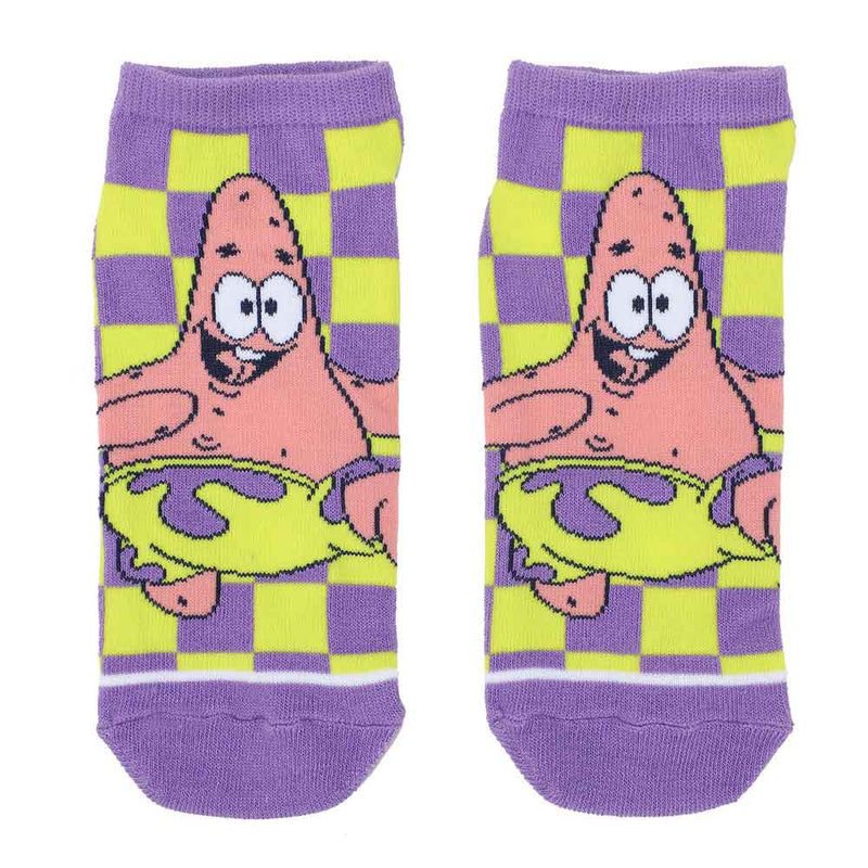 Spongebob Squarepants Patrick & Gary 5 Pack Ankle Socks