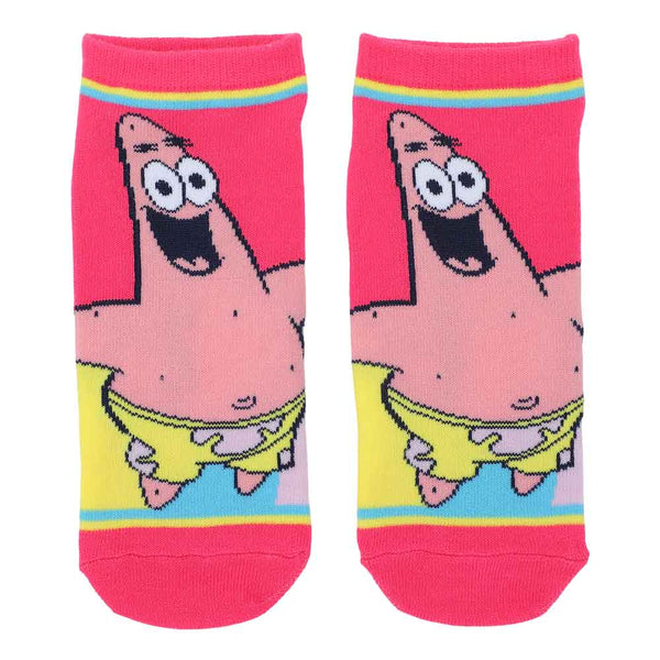 Spongebob Squarepants Patrick & Gary 5 Pack Ankle Socks