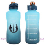 Star Wars Jedi Order Melty Blue Motivational Water Bottle