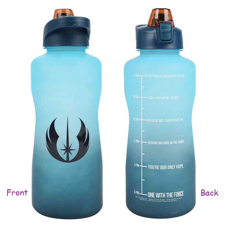 Star Wars Jedi Order Melty Blue Motivational Water Bottle