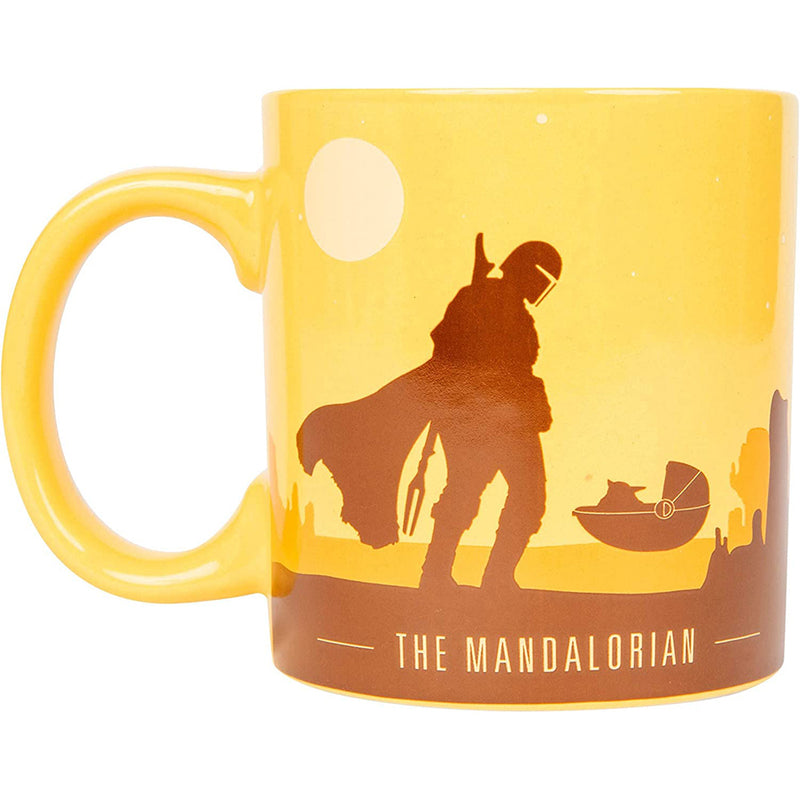 Star Wars Mandalorian Desert Scene Ceramic Mug 20 oz