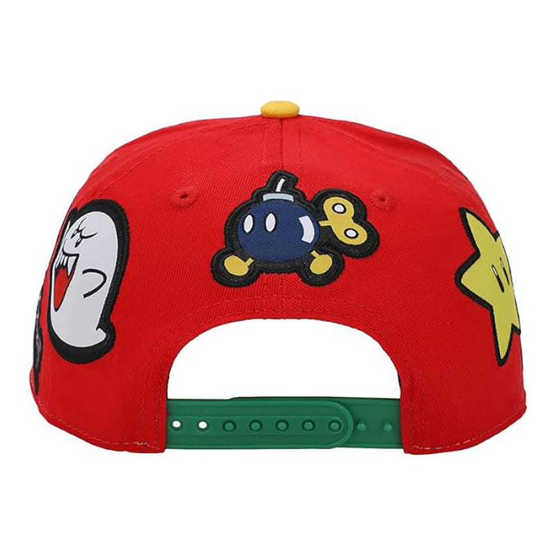 Super Mario Bros Power-Ups & Creatures Snapback Hat