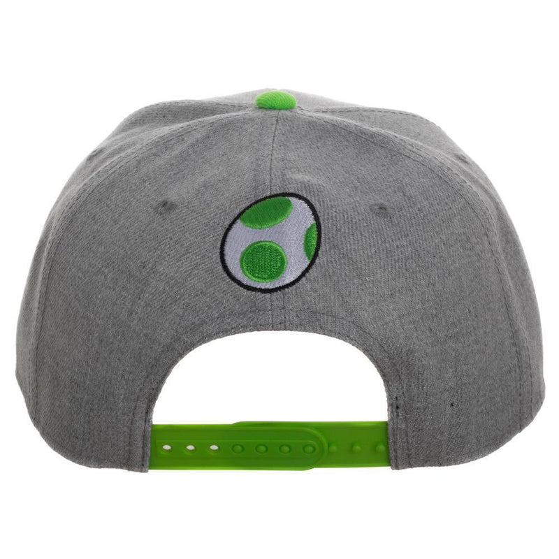 Super Mario Bros Yoshi Curved Bill Snapback Hat